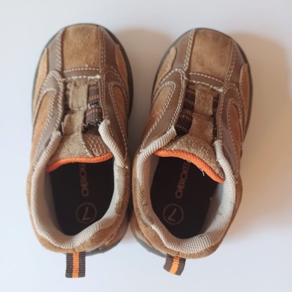 Cherokee - Baby Sneakers - Size 7 - Leather with Manmade Upper - Slip On - EUC - Picture 2 of 8